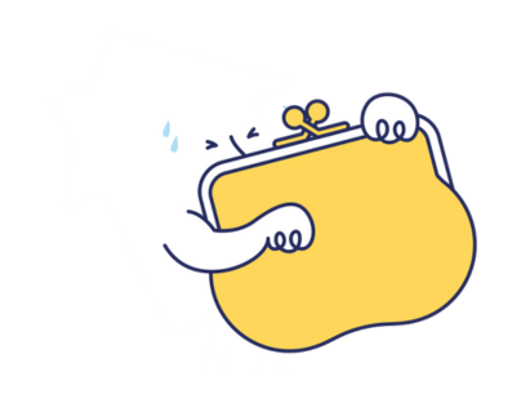 Illustratie Portemonnee